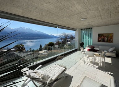 ESCLUSIVO APPARTAMENTO VISTA LAGO – ELEGANZA E PRIVACY A MINUSIO